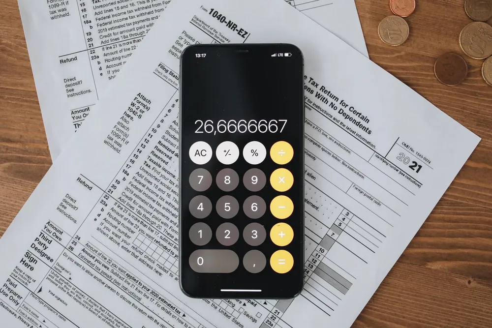 Formulaires fiscaux et calculatrice